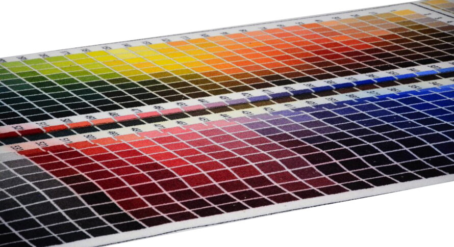  Druckauflösung von 400 dpi - photorealistisch auf Teppich