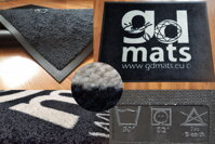 Sublimační potisk logo rohoží | GDmatsEU