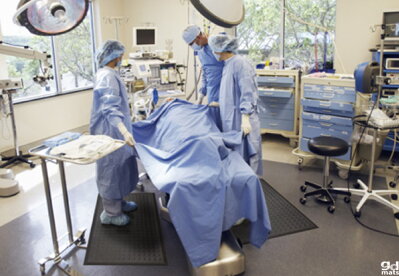Protiúnavová rohož pre operačné sály