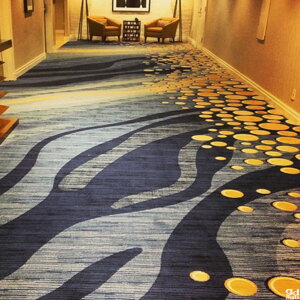 Egyedi gyártású nagy területű szállodai szőnyeg - GDmatsEU