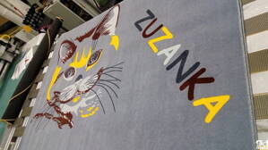 GDmatsEU - personalisierter Teppich min Namen- Cat